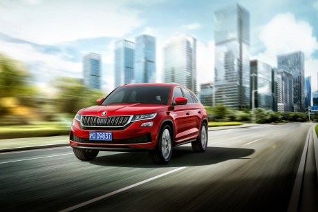 ŠKODA представляет свою новую топовую модель ŠKODA KODIAQ GT для китайского рынка.