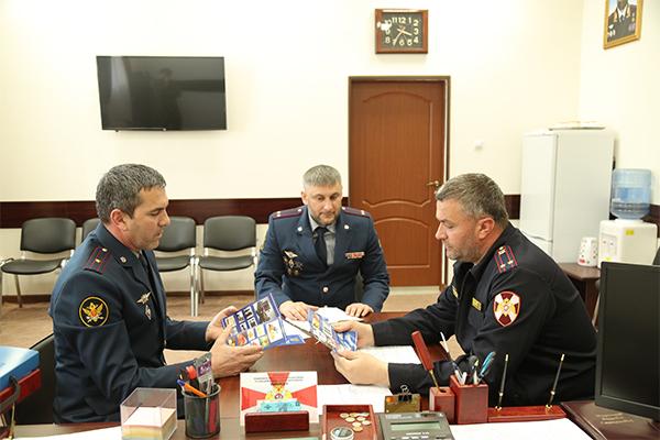 Сотрудниками УФСИН проведена рабочая встреча с руководством Росгвардии по Чеченской Республике