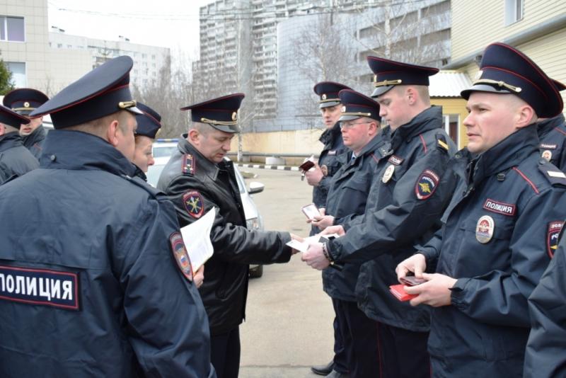 В УВД по ЗелАО прошел строевой смотр личного состава