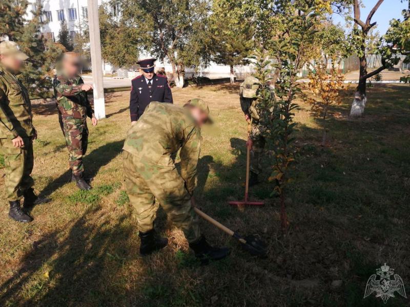 АКЦИЯ «АЛЛЕЯ РОСГВАРДИИ» ПРОВЕДЕНА В ДАГЕСТАНЕ