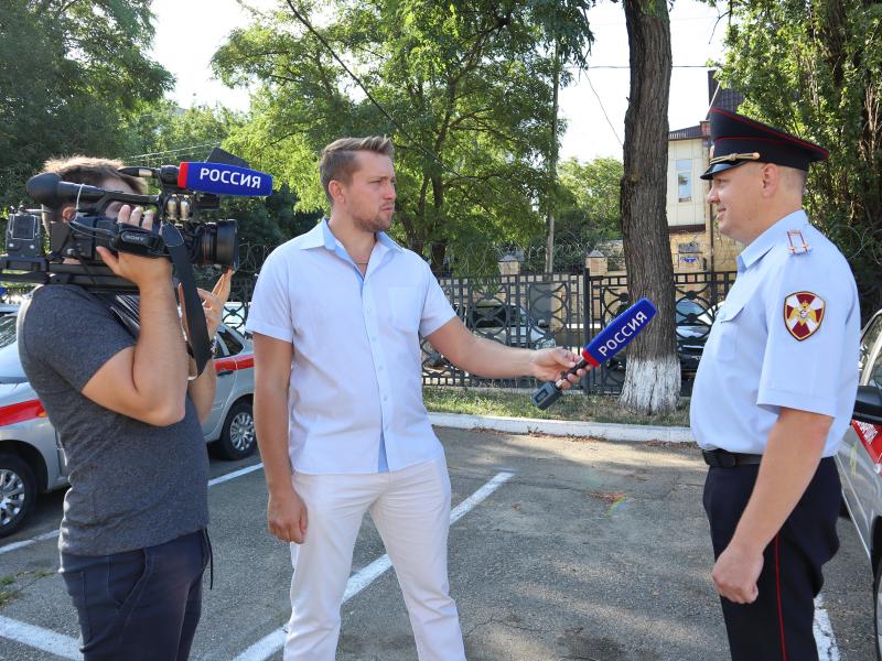 Ставропольские журналисты сняли сюжет об отборе кандидатов на службу в подразделения вневедомственной охраны Росгвардии