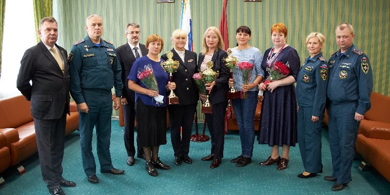 В Москве наградили победителей соревнований
«Школа безопасности»