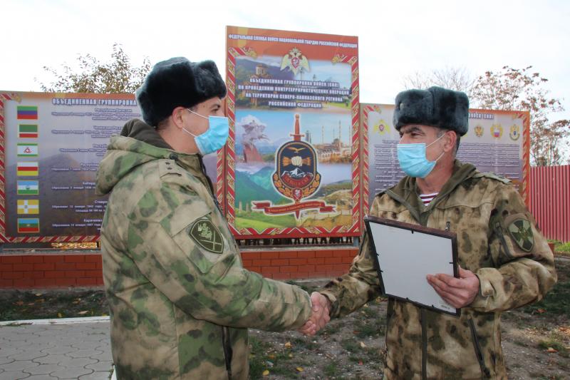 В ОГВ(с) поздравили военнослужащих инженерно-саперного взвода с окончанием служебной командировки