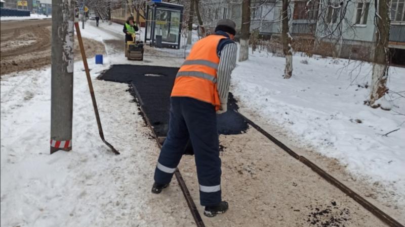 В Королёве осваивают новые технологии укладки асфальта на снег