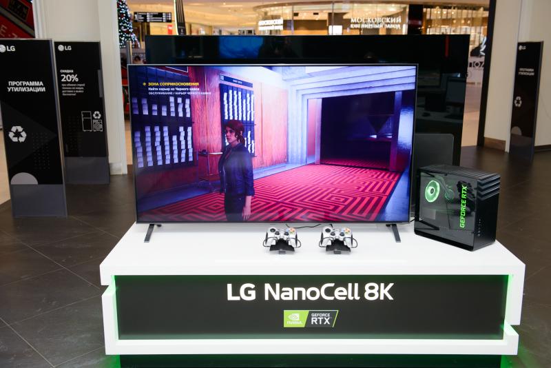 ГЕЙМИНГ В 8K НА NANOCELL ТЕЛЕВИЗОРЕ LG С NVIDIA 
В ФИРМЕННОМ ПРЕМИАЛЬНОМ МАГАЗИНЕ LG В ТЦ «МЕТРОПОЛИС»