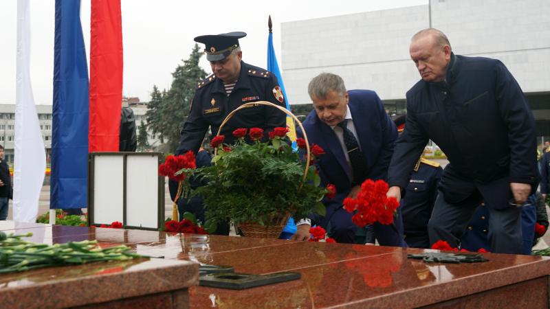 Начальник Управления Росгвардии по Ульяновской области принял участие в митинге-реквиеме, посвященном Дню солидарности в борьбе с терроризмом