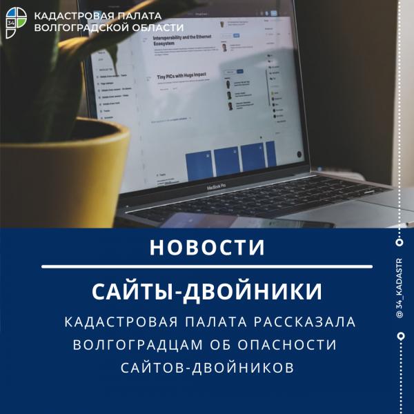 Кадастровая палата рассказала волгоградцам об опасности сайтов-двойников