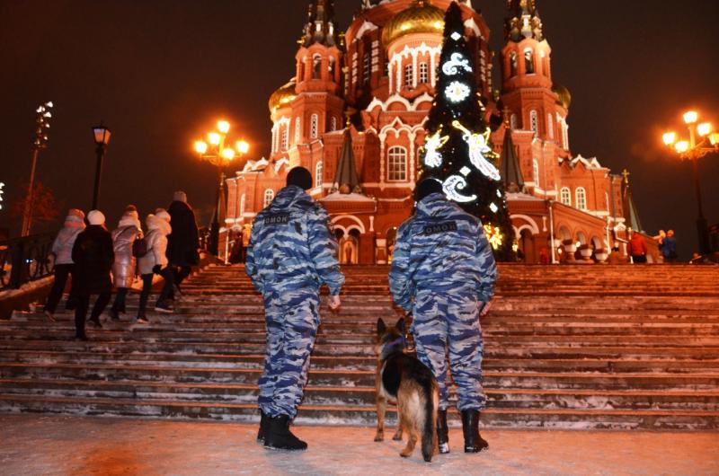 Росгвардейцы Удмуртии обеспечили охрану общественного порядка в новогодние праздники