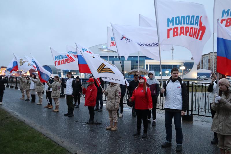 В Марий Эл встретили росгвардейцев, возвращающихся из района проведения специальной военной операции