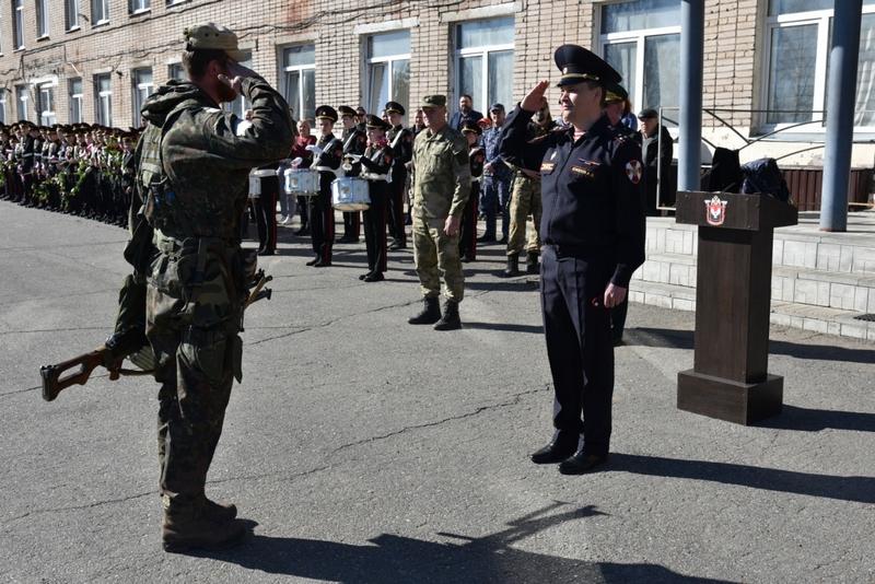 Росгвардейцев-участников специальной военной операции встретили в Удмуртии