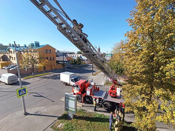 В УВО по городу Ульяновску прошли совместные учения с МЧС