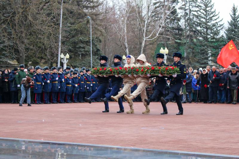 В Ставрополе представители Росгвардии приняли участие в памятном мероприятии, посвященном освобождению города от немецкой оккупации