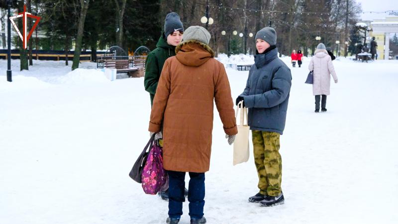 В Йошкар-Оле кадеты подшефного класса Росгвардии приняли участие во всероссийской акции памяти «Блокадный хлеб»