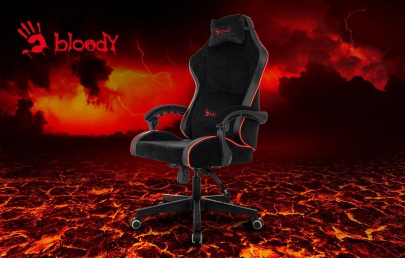 Игровое кресло Bloody GC-670 настроено на победу