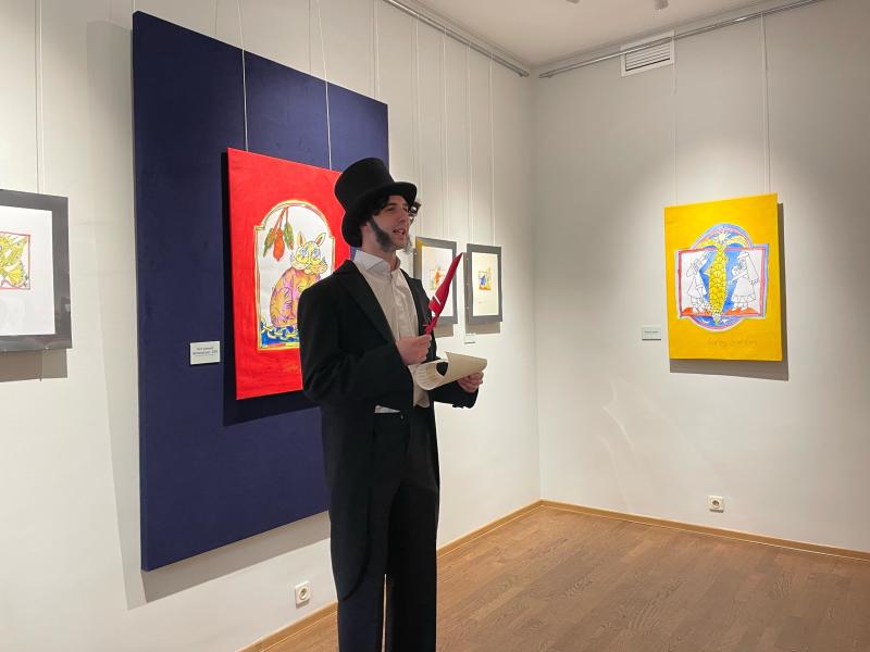 Выставка «Пушкин и Муза» известного художника из Узбекистана Виктора Апухтина открылась в Музее изобразительных искусств Кузбасса