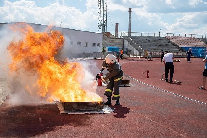 В АО «Транснефть – Дружба» завершились соревнования добровольных пожарных дружин