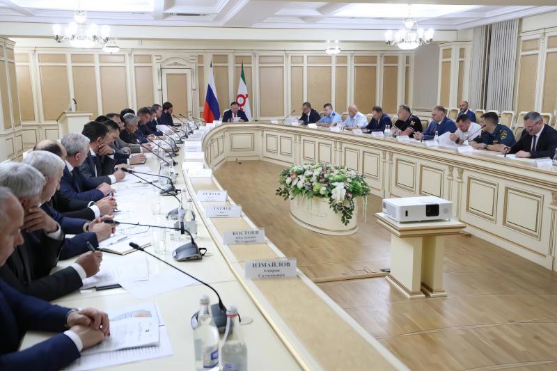 Руководитель Управления Росгвардии по Республике Ингушетия принял участие в заседании региональной антитеррористической комиссии