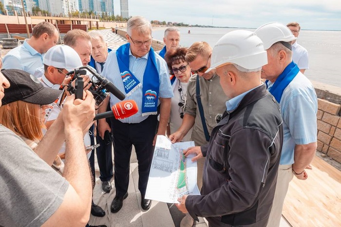 В Нижневартовске строят новую набережную