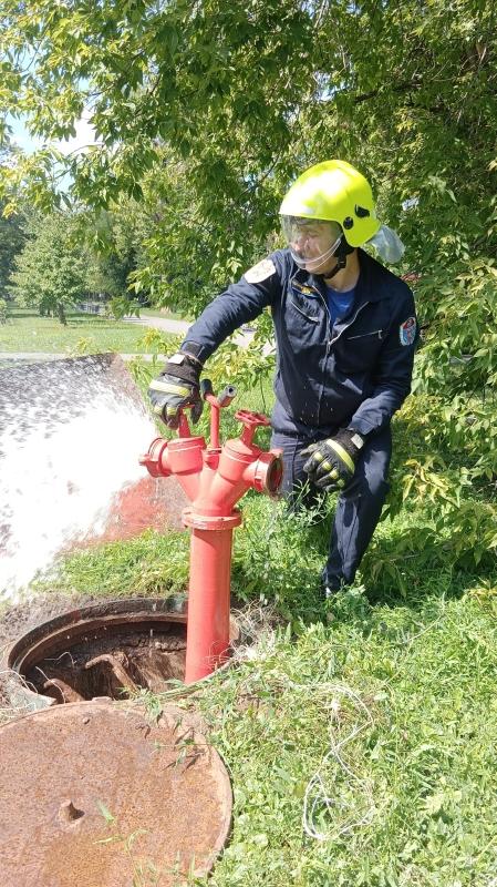 Пожарные изучили район