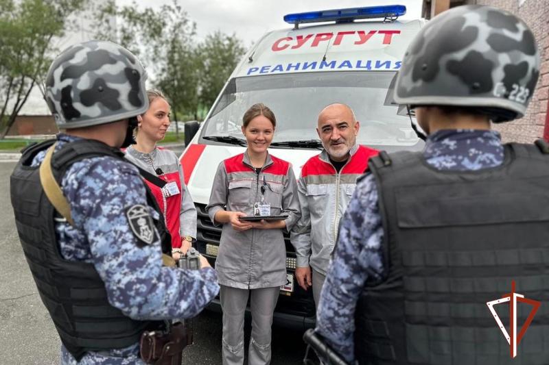 Сургутская городская клиническая станция скорой медицинской помощи теперь под защитой Росгвардии