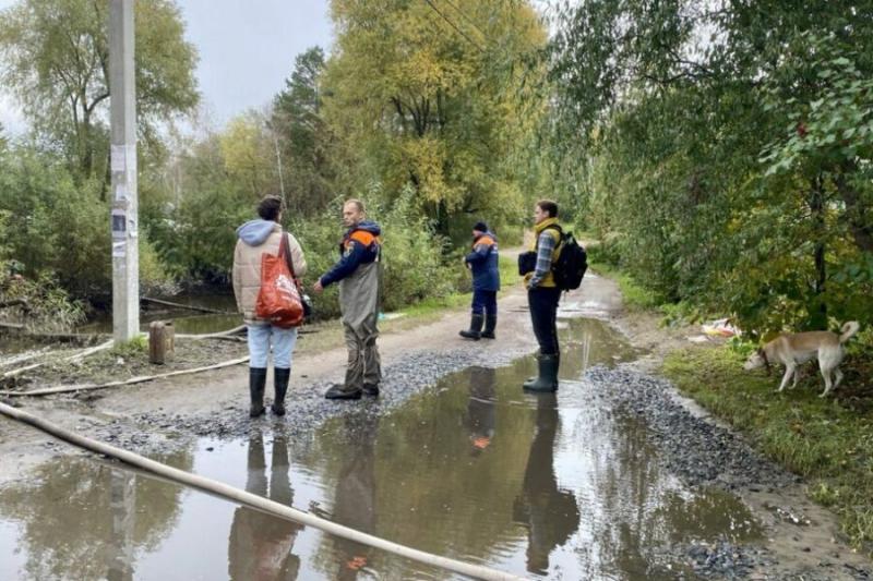 Глубина подтопления садовых участков в Новосибирске доходила до метра