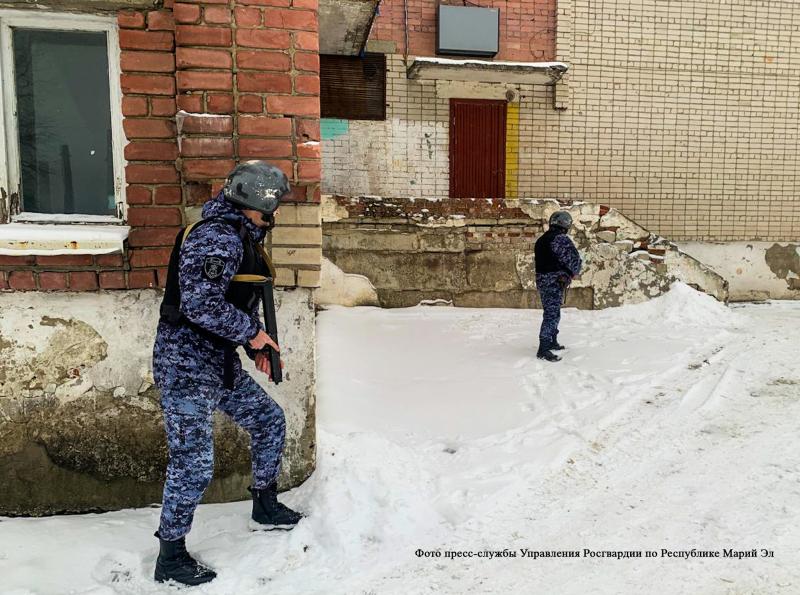 Личный состав Управления Росгвардии по Республике Марий Эл принял участие в антитеррористическом учении