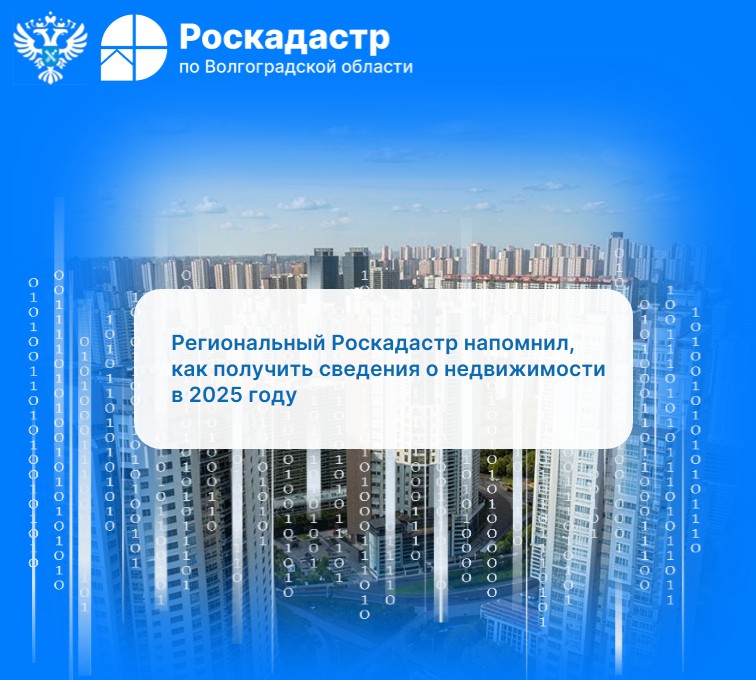 Региональный Роскадастр напомнил, как получить сведения о недвижимости в 2025 году