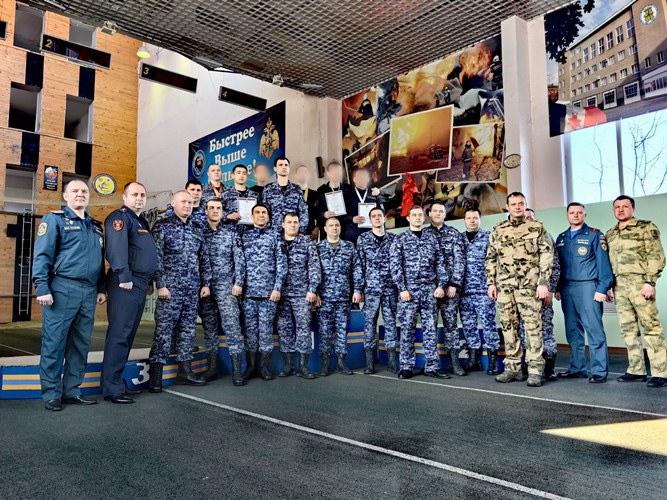 В Ульяновске состоялся турнир по пожарно-спасательному спорту среди росгвардейцев