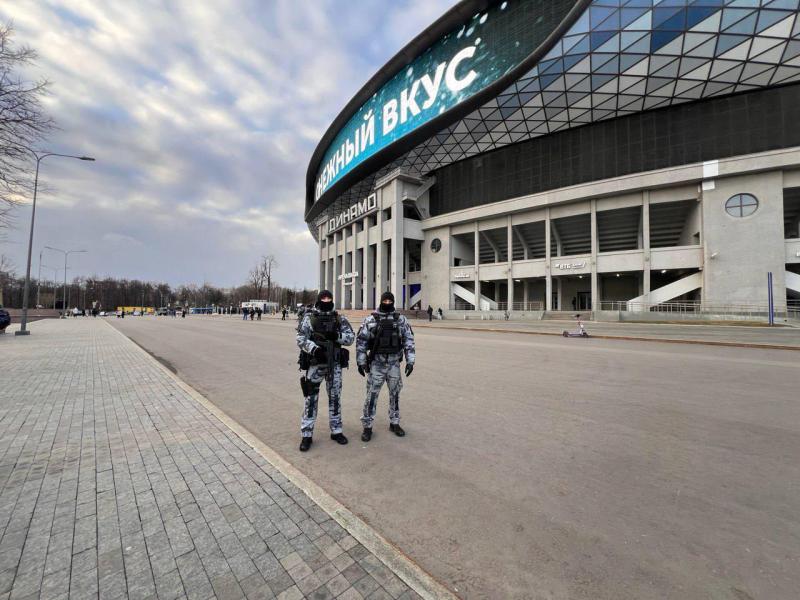 Росгвардейцы обеспечили безопасность во время проведения спортивных мероприятий в Москве