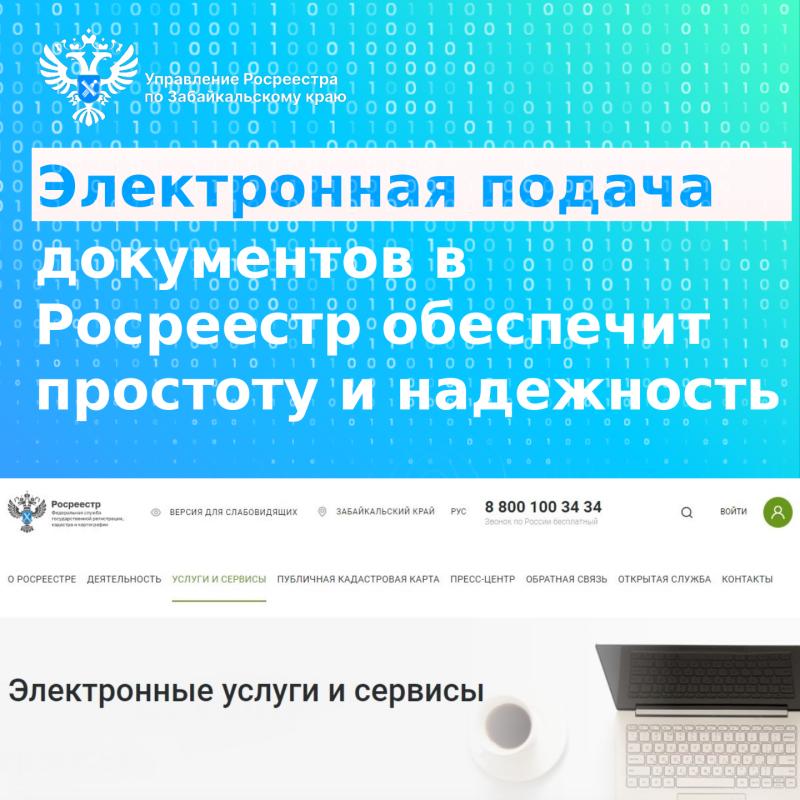 Электронная подача документов в Росреестр обеспечит простоту и надежность