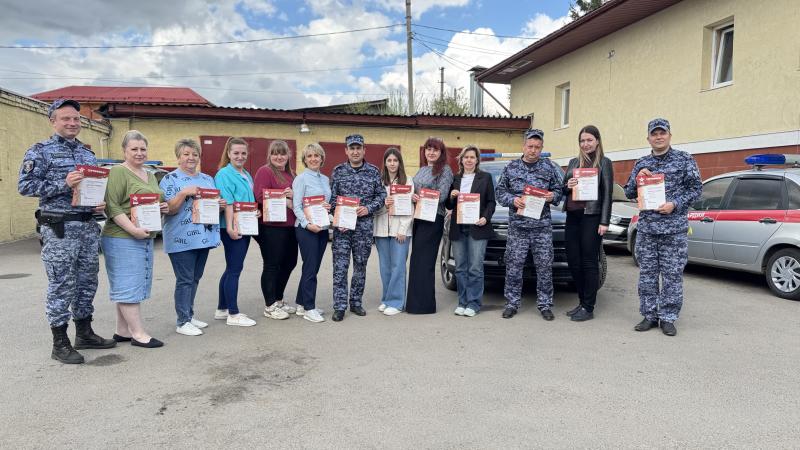 Росгвардейцы приняли участие в акции