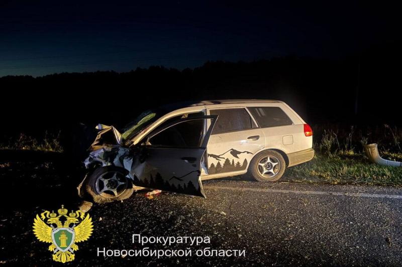 Двое подростков погибли в лобовом столкновении машин под Новосибирском