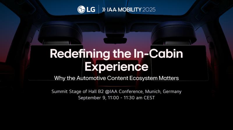 НОВЫЕ ПАРТНЕРСКИЕ ОТНОШЕНИЯ LG В СФЕРЕ КОНТЕНТА ДЛЯ УЛУЧШЕНИЯ ВПЕЧАТЛЕНИЙ ОТ ПРЕБЫВАНИЯ В АВТОМОБИЛЕ – НА ВЫСТАВКЕ IAA MOBILITY 2025