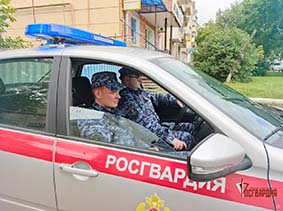 Сотрудники Росгвардии задержали дебошира в медучреждении Орла