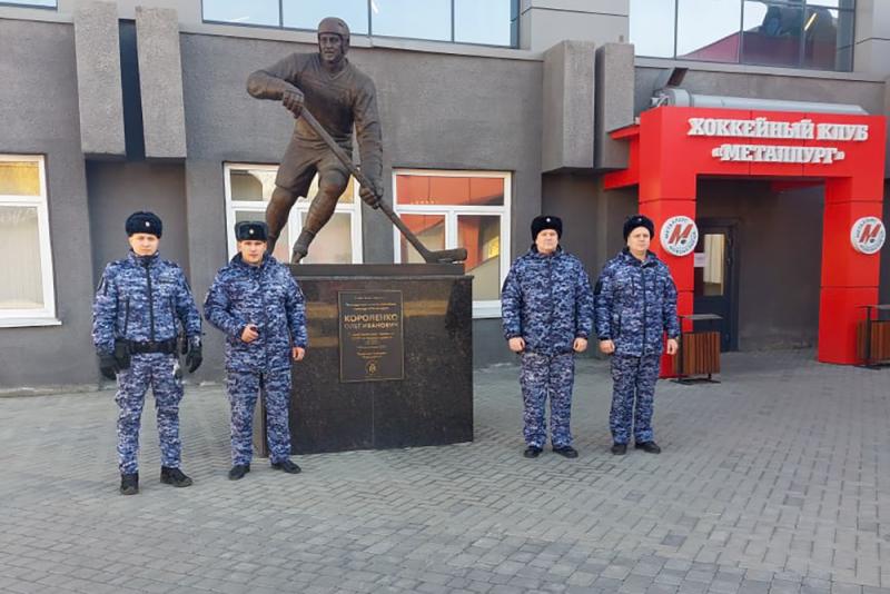 Росгвардейцы обеспечили безопасность на спортивных аренах Кузбасса