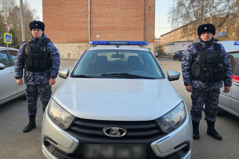 В Юрге росгвардейцы помогли найти пропавшую пенсионерку с потерей памяти