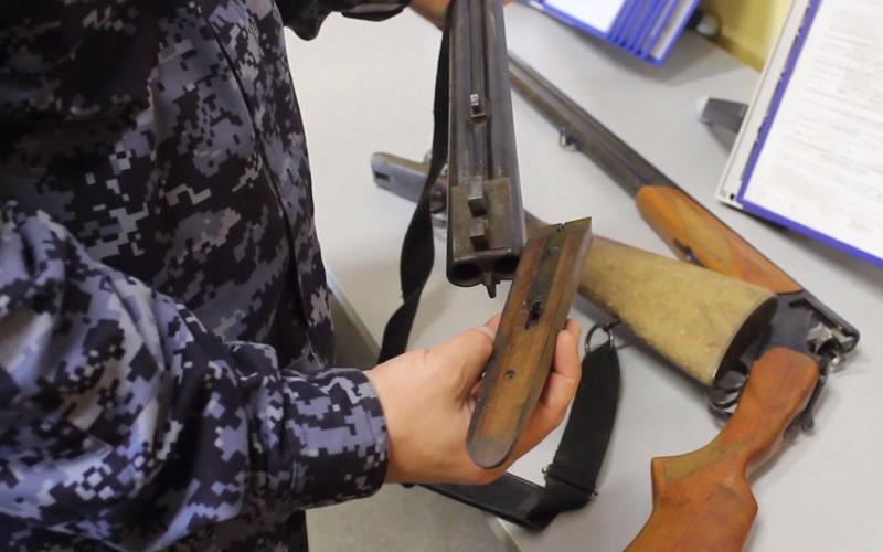 В Мордовии сотрудниками Росгвардии за прошедшую неделю изъяты 13 единиц оружия
