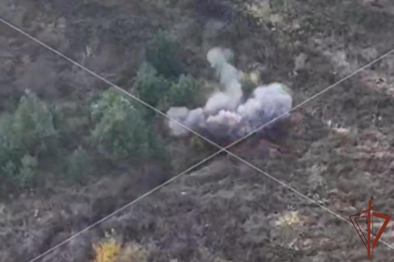 На черниговском направлении росгвардейцами уничтожены спутниковый ретранслятор Starlink и опорный пункт ВСУ