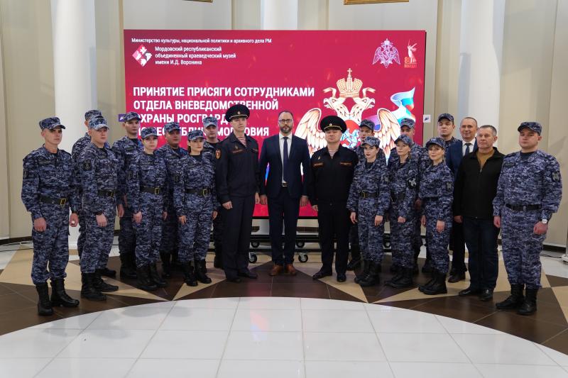 В Мордовии новобранцы Росгвардии торжественно приняли присягу