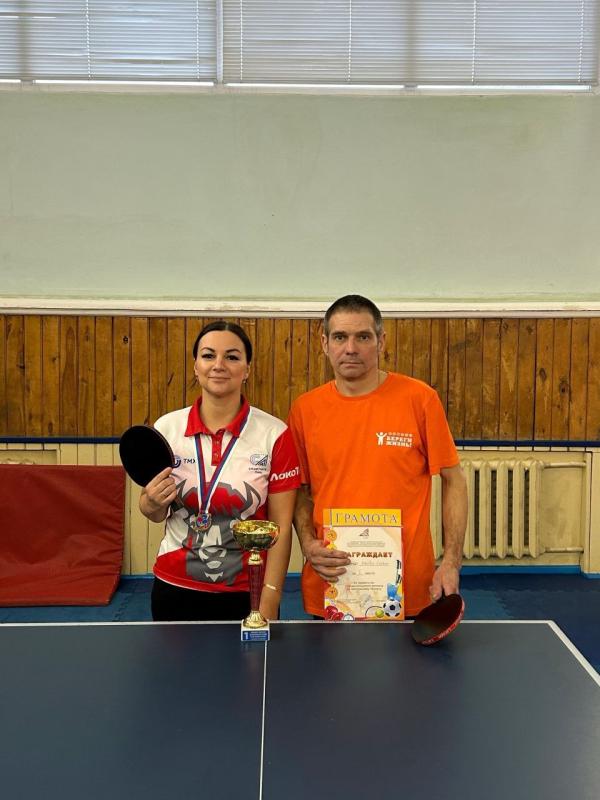 Сотрудники сервисного локомотивного депо Сольвычегодск компании «ЛокоТех-Сервис» взяли сразу две победы в региональных соревнованиях по настольному теннису